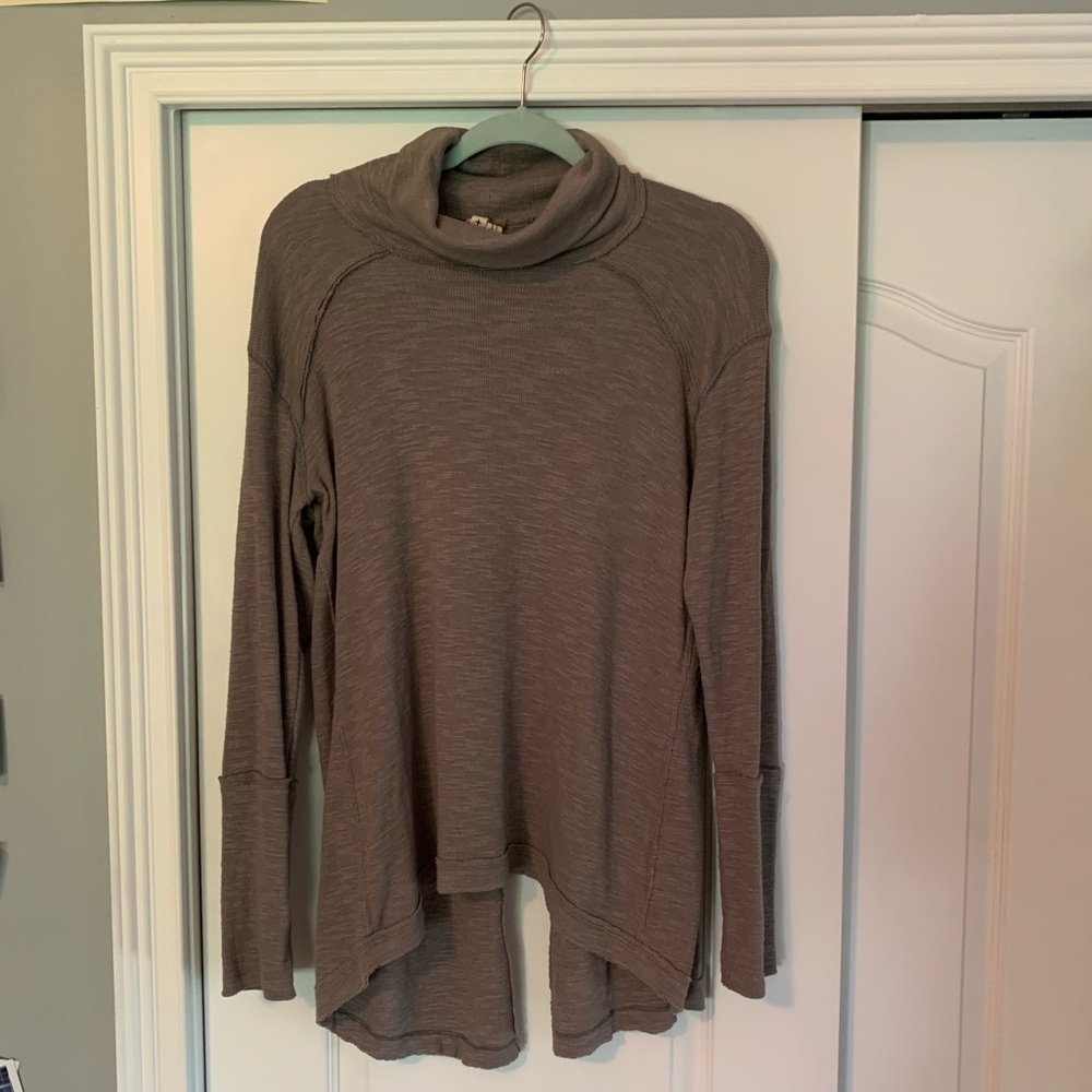 Free People open back long sleeve
